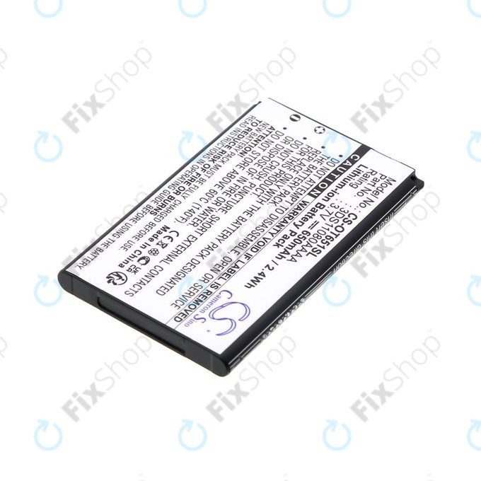 Battery for Alcatel Lollipops, 650mAh, Li-Ion, 3.7V, 3DS11080AAAA, HQ