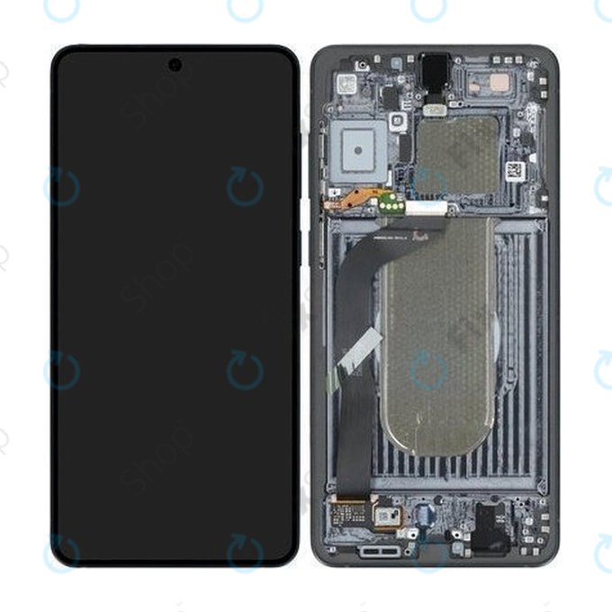 Samsung Galaxy S25 Edge - LCD Display + Touch Screen + Frame (Titanium Jetblack) - GH82-37224C Genuine Service Pack