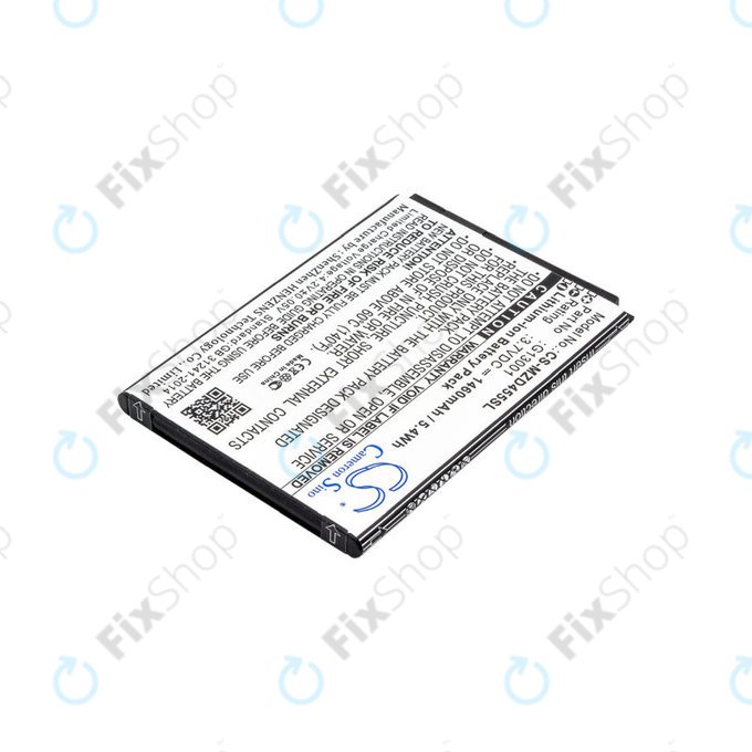 Battery for Navon Mizu D455, 1460mAh, Li-Ion, 3.7V, G13001, HQ