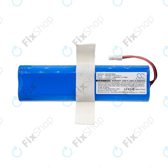 Zaco V3, V40, V5s Pro, V5x, Silvercrest SSWR A1, SSWR B1, SSR 3000 A1 - Battery 18650B4-4S1P-AGX-2 Li-Ion 14.4V 2600mAh HQ
