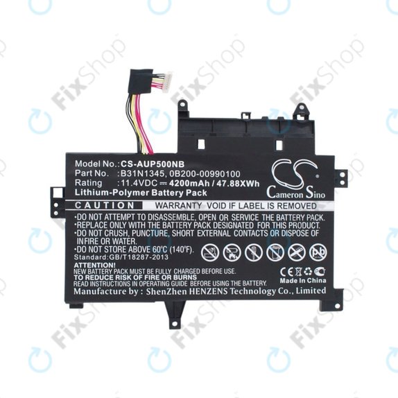 Battery for Asus Transformer, 4200mAh, Li-Pol, 11.4V, B31N1345, HQ