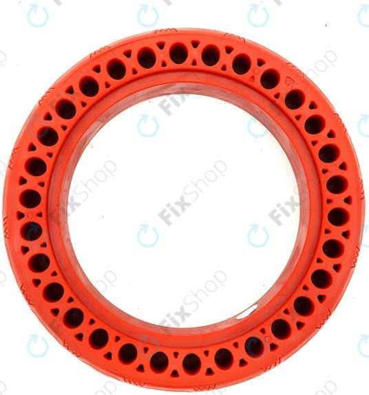 Xiaomi Mi Electric Scooter 1S, 2 M365, Essential, Pro, Pro 2 - Durable Full Tubeless Tire (Type 1) (Red)