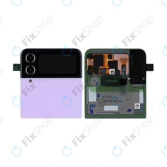 Samsung Galaxy Z Flip 4 F721B - LCD Display + Touch Screen + Frame (External) (Bora Purple) - GH97-27947B Genuine Service Pack