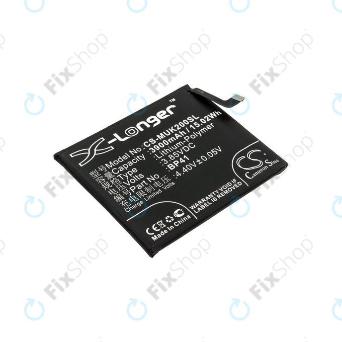 Battery for Xiaomi Mi 9T, Redmi K20, 3900mAh, Li-Pol, 3.85 V, BP41, HQ