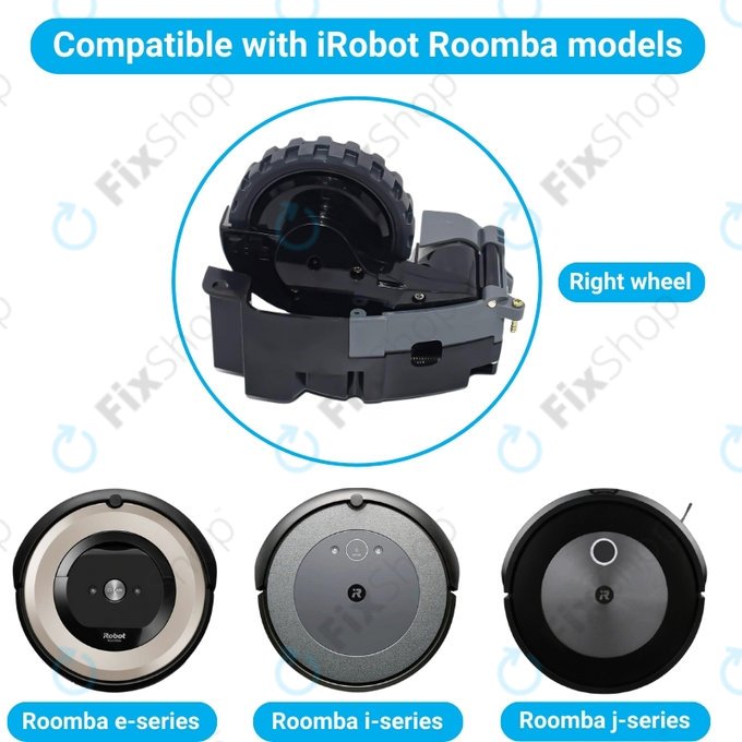 iRobot Roomba e-series, i-series, j-series - Wheel with Motor (Left)