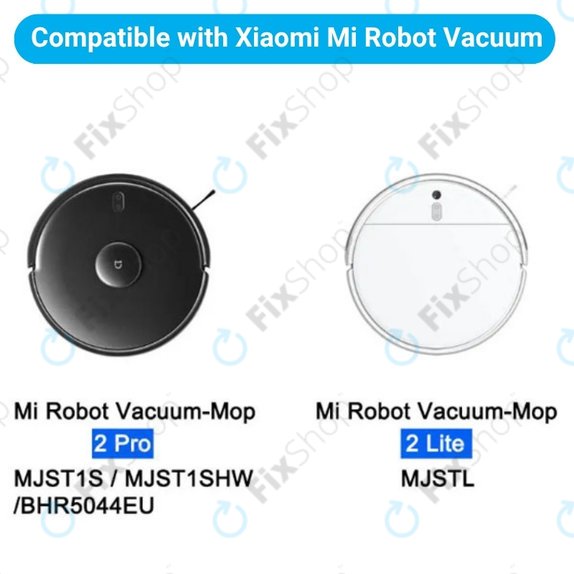 Replacement set for Xiaomi Mi Robot Vacuum Mop 2 Pro, 2 Lite (2x Main brush, 4x Filter, 4x Side brush)