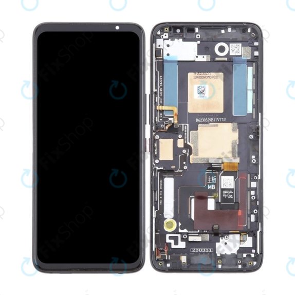 Asus ROG Phone 7 AI2205_C - LCD Display + Touch Screen + Frame (Phantom Black) OLED