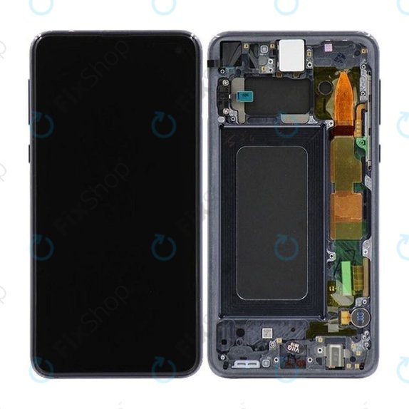 Samsung Galaxy S10e G970F - LCD Display + Touch Screen + Frame (Prism Black) TFT