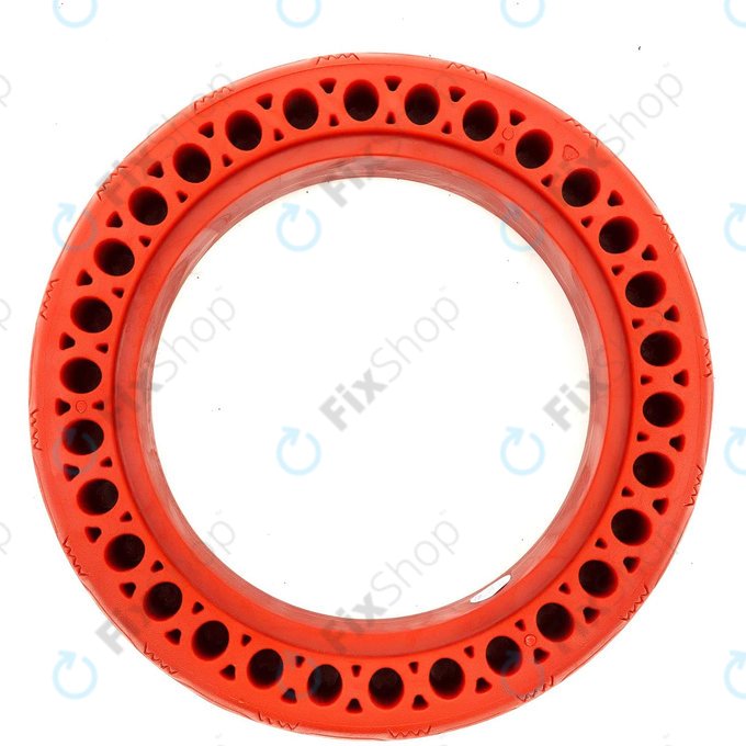 Xiaomi Mi Electric Scooter 1S, 2 M365, Essential, Pro, Pro 2 - Durable Full Tubeless Tire (Type 1) (Red)
