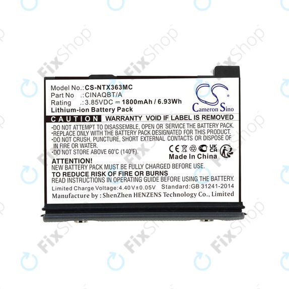 Battery for Insta360 One X3, 1800mAh, Li-Ion, 3.85V, CINAQBT/A, HQ