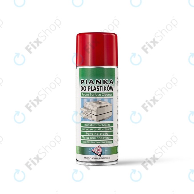 Plastic Surface Cleaner Foam, 400 ml, Spray