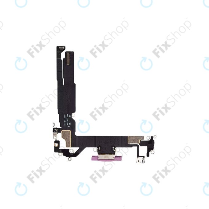 Apple iPhone 16 - Charging Connector + Flex Cable (Pink)