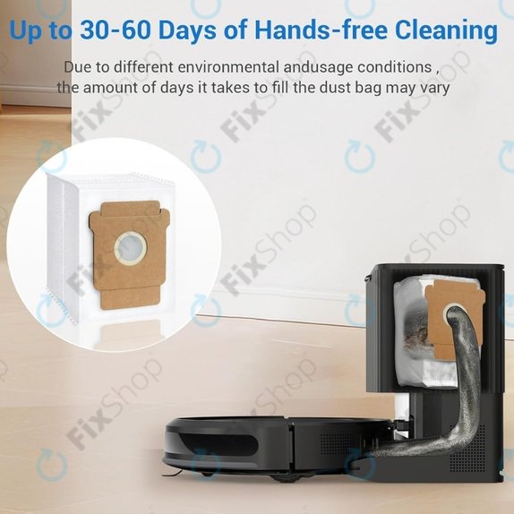 Dust Bag, 4pcs for iRobot Roomba Max 705, Plus 504, 505