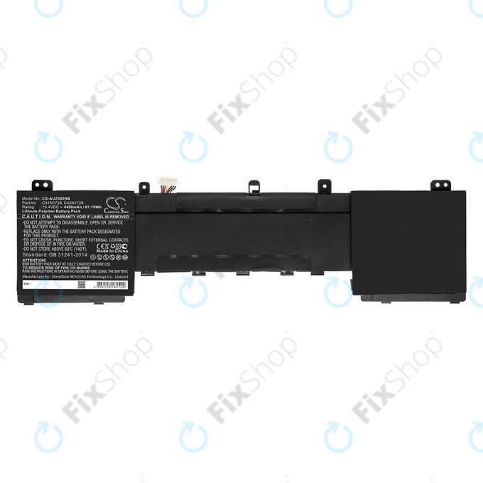 Battery for Asus Zenbook Pro 15, 5500VE, UX550GD, 4400mAh, Li-Pol, 15.4V, C41N1728, HQ