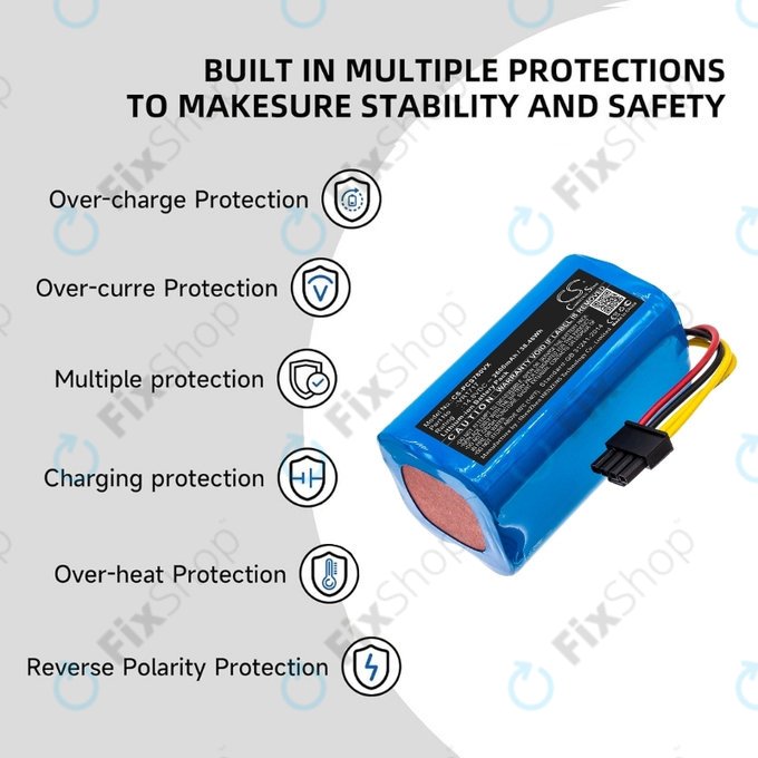 Proscenic Cocoa Smart 780T, 790T, Summer P1s, P2s - Battery VR1717 Li-Ion 14.8V 2600mAh HQ