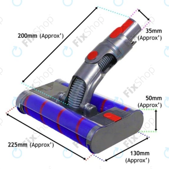 Dyson V-series, Outsize - Double Roller Head