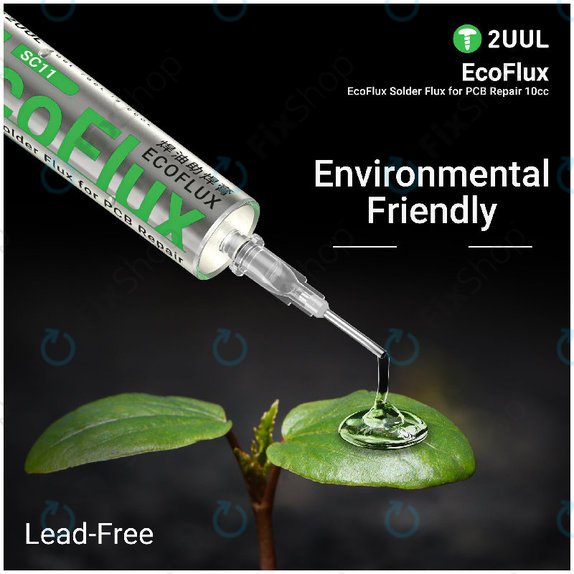 Solder Flux, EcoFlux, 2UUL SC11, 10cc