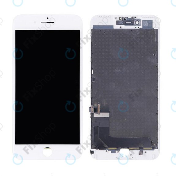 Display for iPhone 7 Plus, White, Touch Screen with Frame