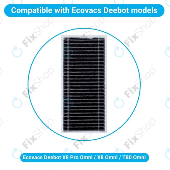 Ecovacs X8 Pro Omni, X8 Omni, T80 Omni - Dust filter