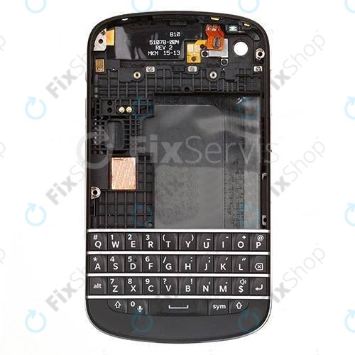 Blackberry Q10 - LCD Display + Touch Screen + Frame (White) TFT