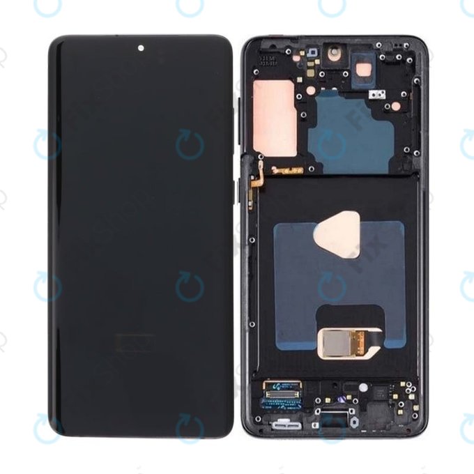 Samsung Galaxy S21 Plus G996B - LCD Display + Touch Screen + Frame (Phantom Black) OLED