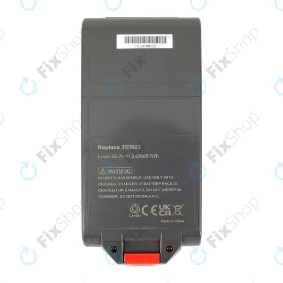 Dyson V11, V15, V15s, Outsize - Battery SV15, SV18, 970938-01 Li-Ion 25.2V 3600mAh