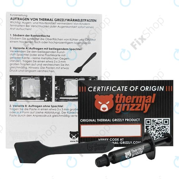 Thermal Paste 1g, Thermal Grizzly Hydronaut