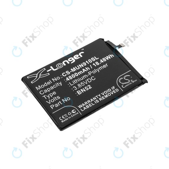 Xiaomi Redmi Note 9 Pro - Battery BN52 4800mAh HQ