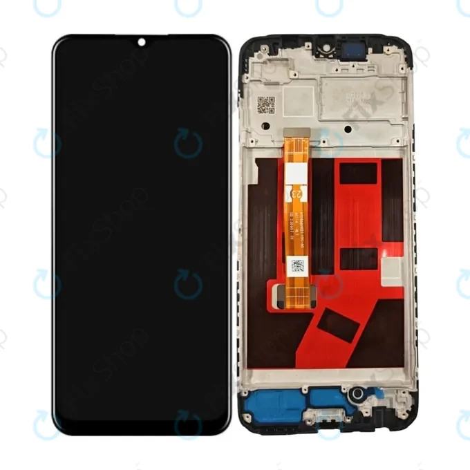 Oppo A38 CPH2579 - LCD Display + Touch Screen + Frame (Glowing Black) TFT