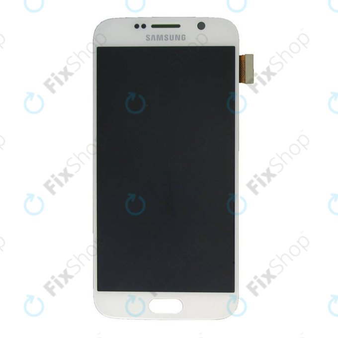 Samsung Galaxy S6 G920F - LCD Display + Touch Screen (White Pearl) - GH97-17260B Genuine Service Pack
