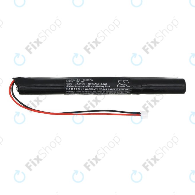 Battery for Hilti 120-ME, GX 120 ME, 3000mAh, Li-MnO2, 4.5V, 381458, HQ