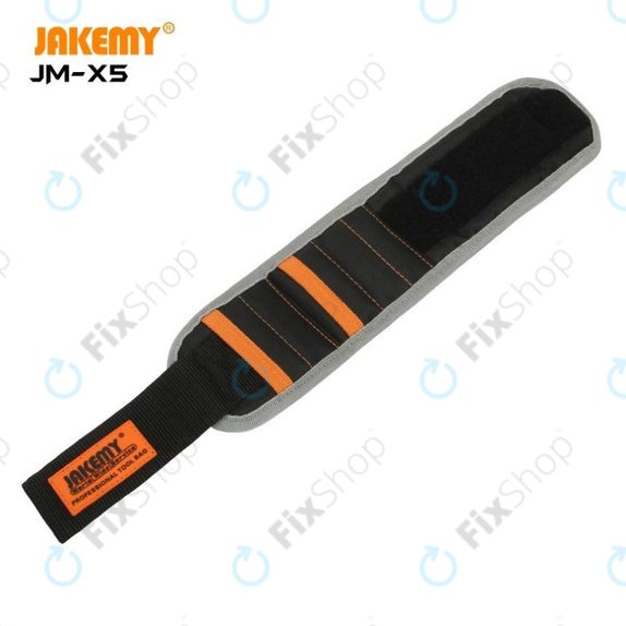 Jakemy JM-X5 - Magnetic Storage Wristband for Screws, Nails & Bits