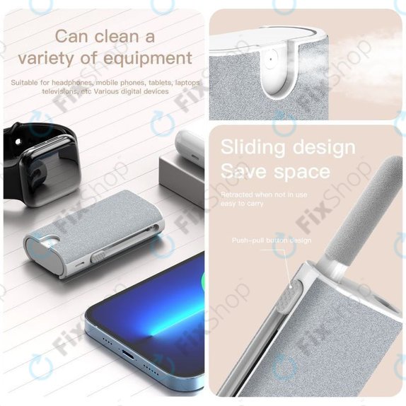Multifuncional Phone & Earphone Cleaner Brush Kit 5in1
