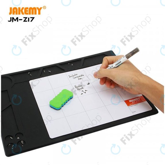 Jakemy JM-Z17 - ESD Heat-Resistant Silicone Pad - 36 x 26cm + Magnetic Pad