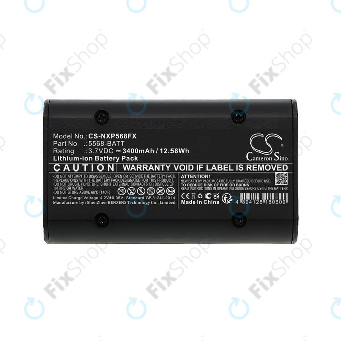 Battery for Nightstick 5566, 5568, 3400mAh, Li-Ion, 3.7V, 5568-BATT, HQ