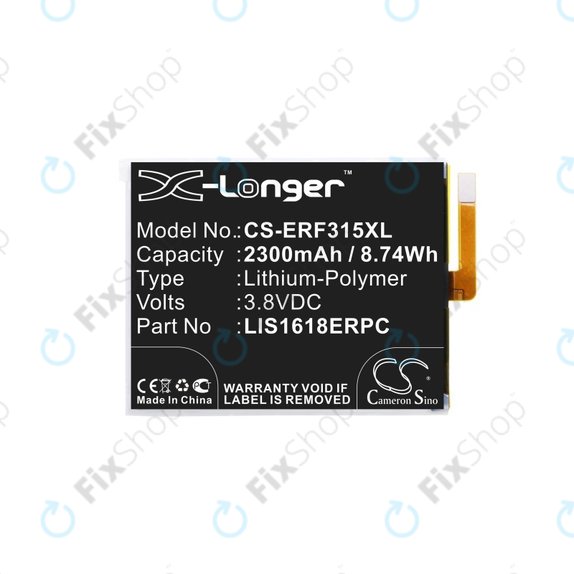 Sony Xperia E5 F3311 - Battery LIS1618ERPC 2300mAh HQ