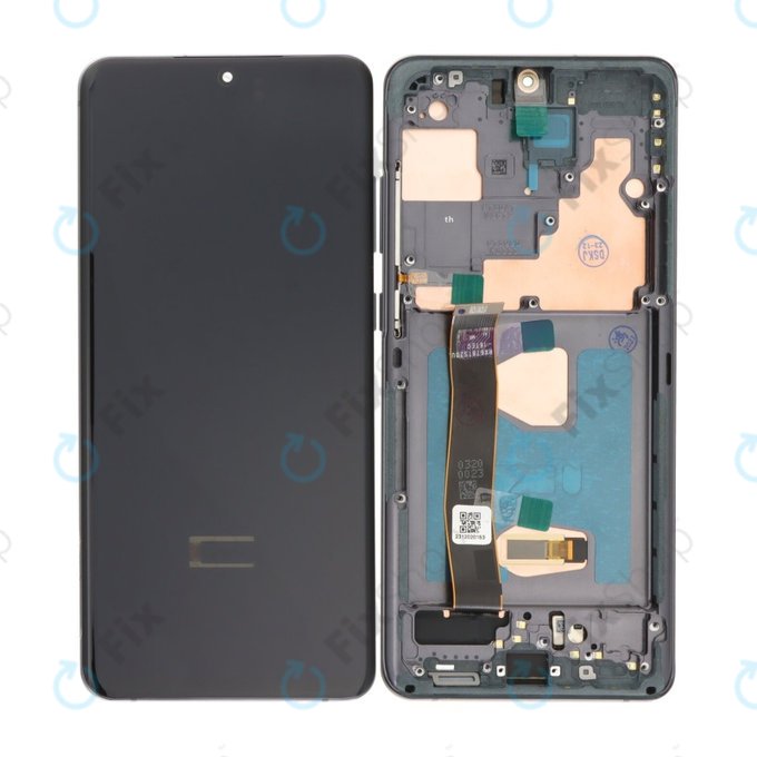 Samsung Galaxy S20 Ultra G988F - LCD Display + Touch Screen + Frame (Cosmic Black) OLED