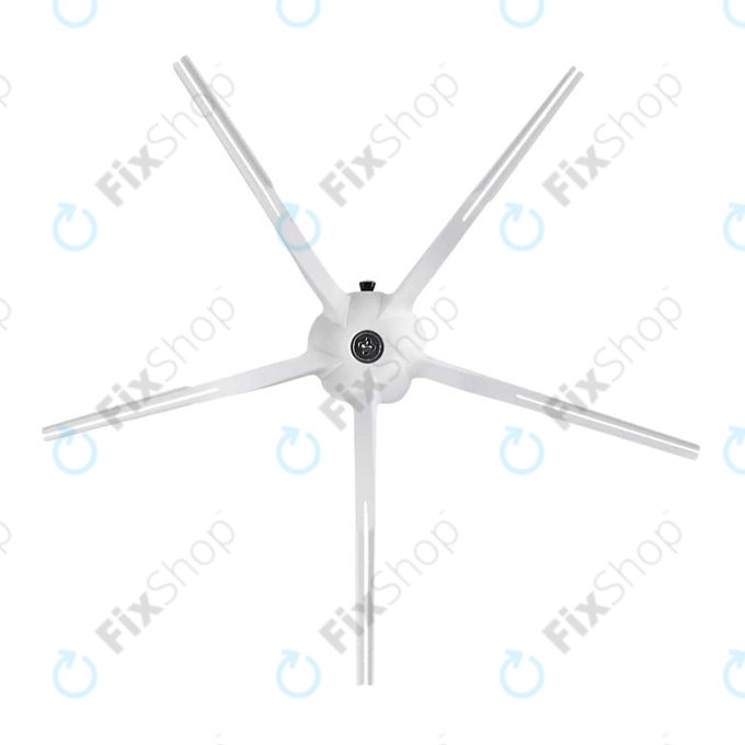 Replacement set for Xiaomi Roborock S5 Max, S6, S6 MaxV, S6 Pure, Xiaowa E3 (2x Main brush, 4x Filter, 4x Side brush - White)