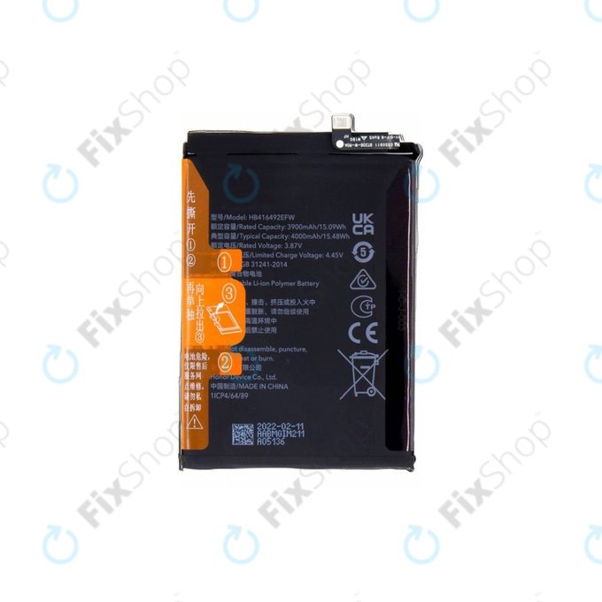 Honor X8 - Battery HB416492EFW 4000mAh