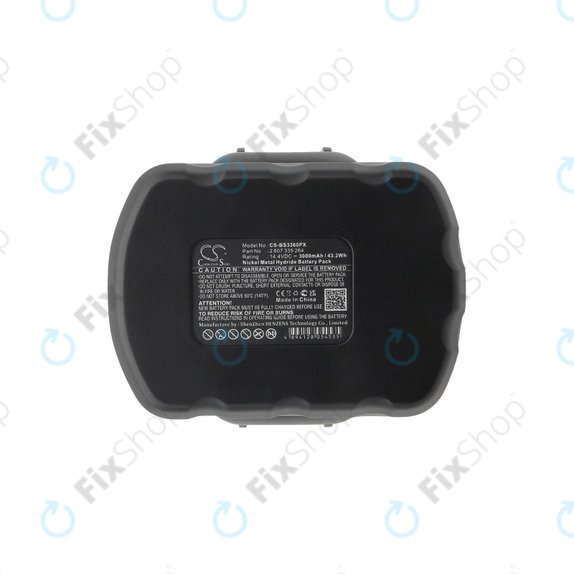 Battery for Bosch 13614, 3000mAh, Ni-MH, 14.4V, 2 607 335 264, HQ