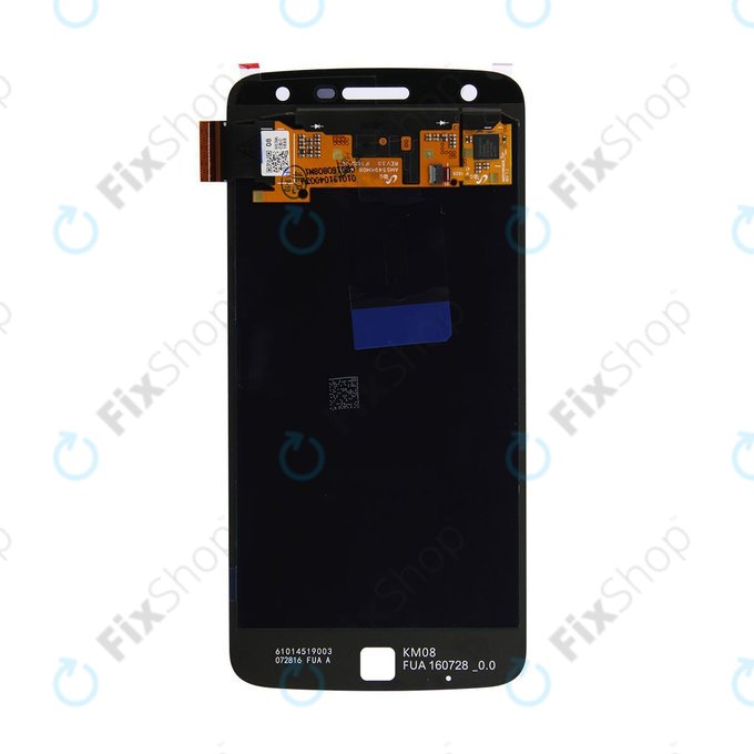 Motorola Moto Z Play XT1635-02 - LCD Display + Touch Screen (Black) - 01019104003W Genuine Service Pack