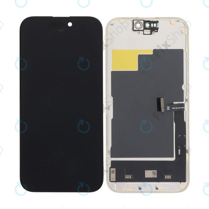 Display Soft OLED for iPhone 15 Pro, Touch Screen with Frame, DIAGNOSTIC
