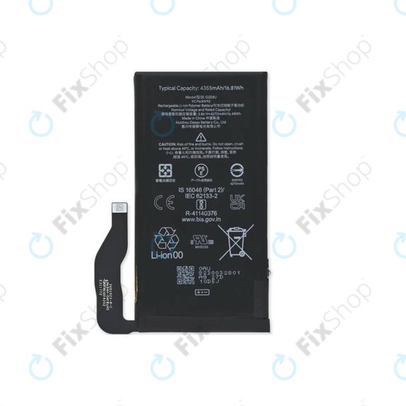 Google Pixel 7 GVU6C GQML3 - Battery GZE8U 4355mAh - G949-00338-01 Genuine Service Pack
