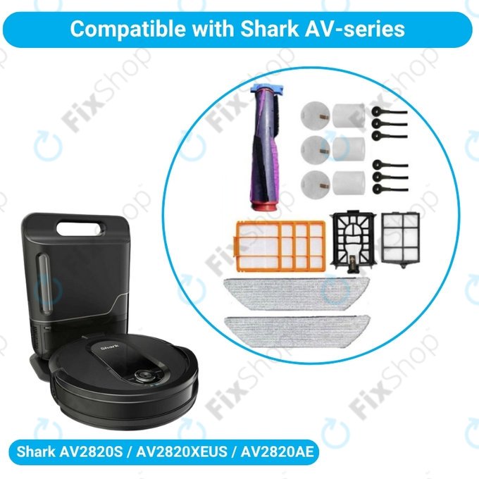 Shark AV2820S, AV2820XEUS, AV2820AE - Complete set