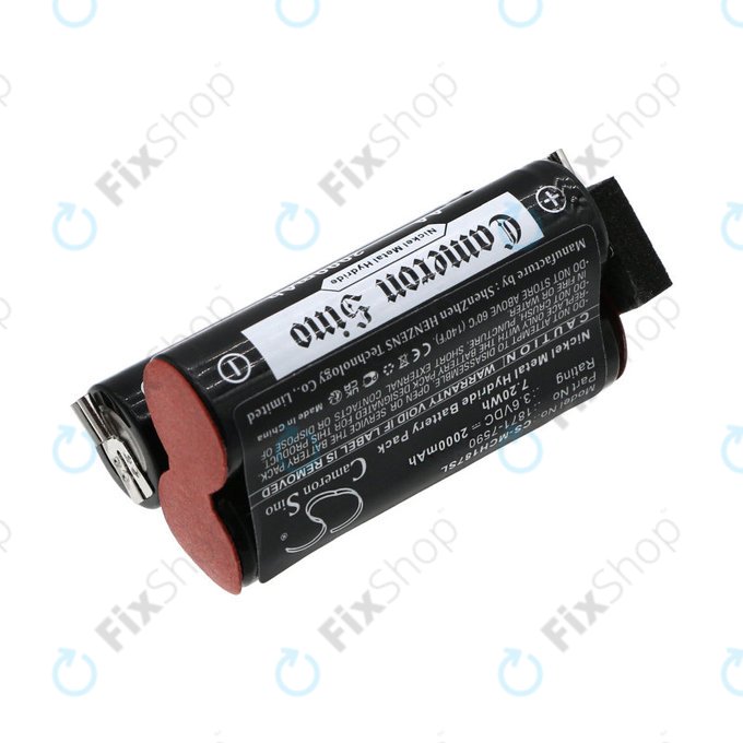 Battery for Moser ChromStyle, Wella Academy, Super Cordless, 2000mAh, Ni-MH, 3.6V, 1871-7590, HQ