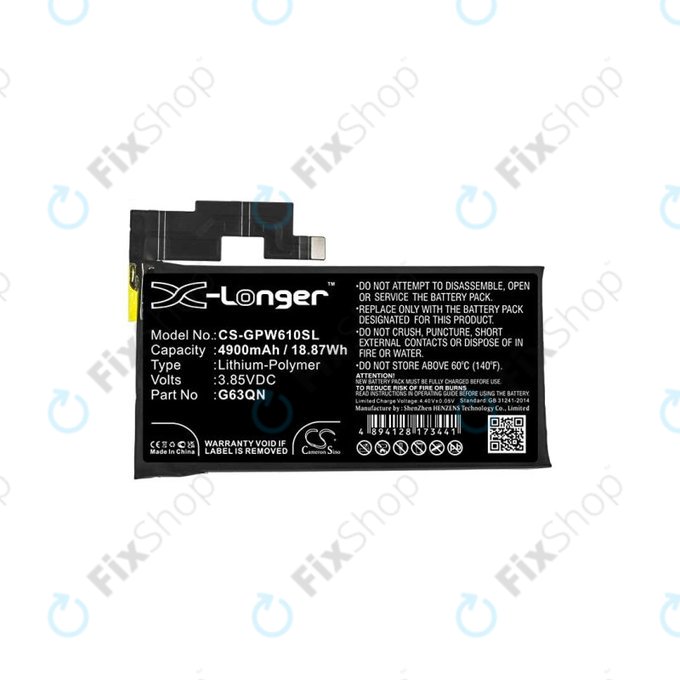 Google Pixel 6 Pro - Battery G63QN 4900mAh HQ