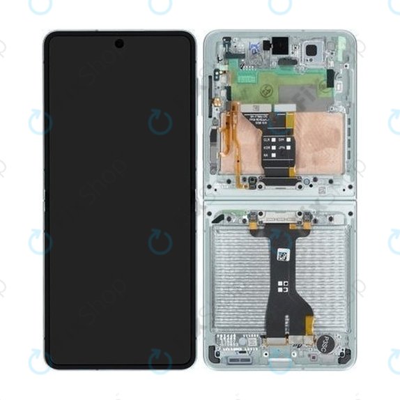 Samsung Galaxy Z Flip 7 F766B - LCD Display + Touch Screen + Frame (Mint) OLED