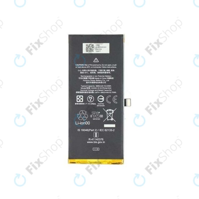 Google Pixel 4a 5G - Battery G025E 3885mAh - G823-00201-01 Genuine Service Pack