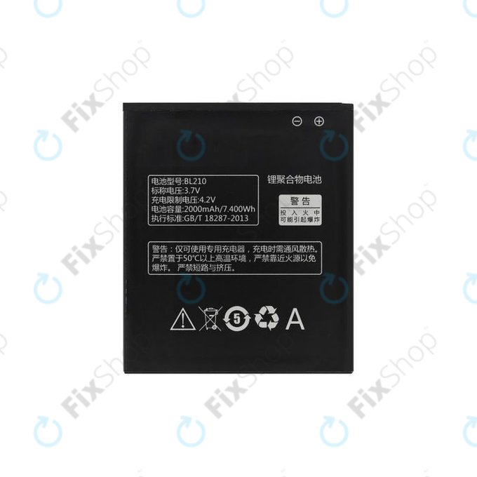 Lenovo A536, S820, S650 - Battery BL210 2000mAh