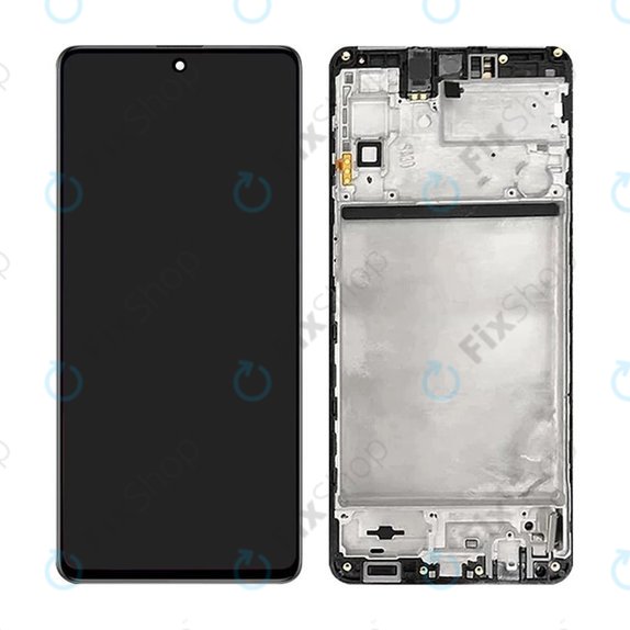 Samsung Galaxy M51 M515F - LCD Display + Touch Screen + Frame (Celestial Black) TFT